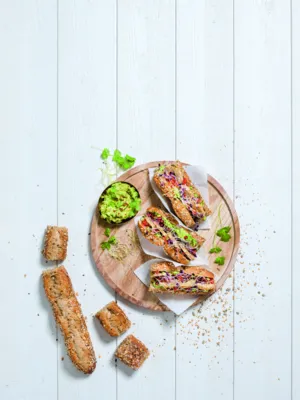 Teljes kiőrlésű-sokmagvas baguett