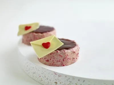 Szív küldi mini cheesecake