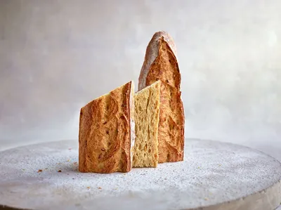 Teljes kiőrlésű rozscsírás bagett