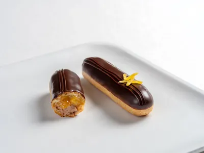 Mangós-csokis ekler fánk