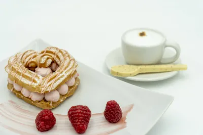 Valentin-napi szív desszert